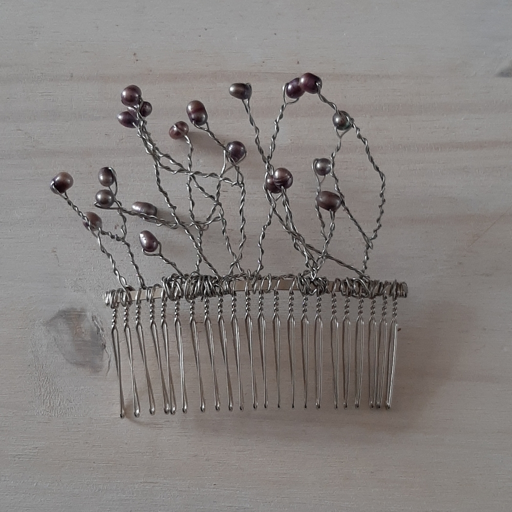 Handmade fresh water pearl hairpin